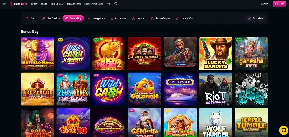 spinsup screen